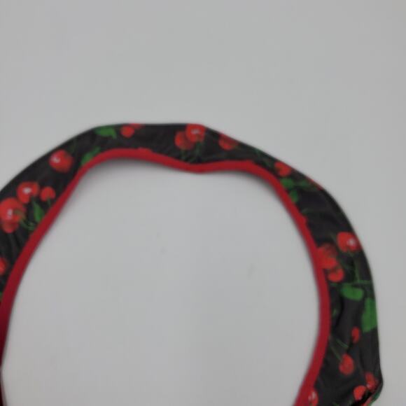 Penthouse Cherry Print Halter Bralette Women's Size M - Picture 4 of 10